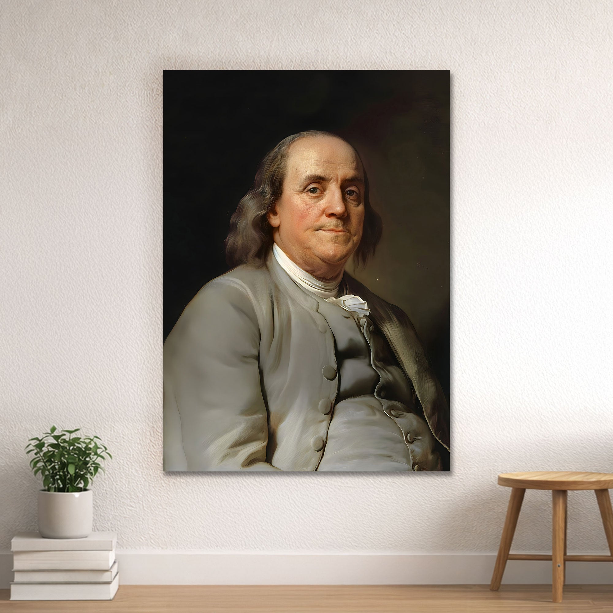 Money Talks - Benjamin Franklin Neon Wall Art Decor