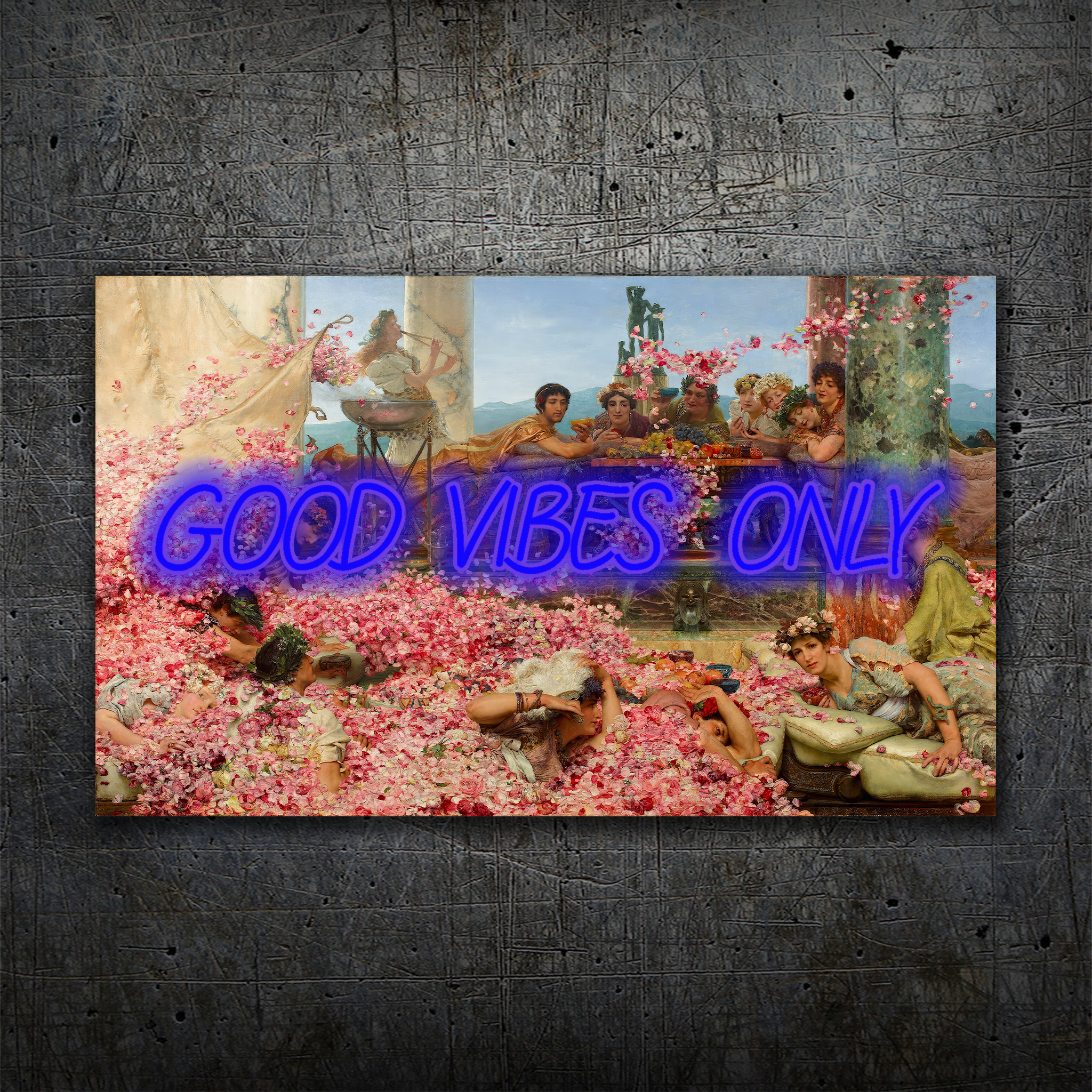 Good Vibes Only – Renaissance & Roman Inspired Neon Wall Art