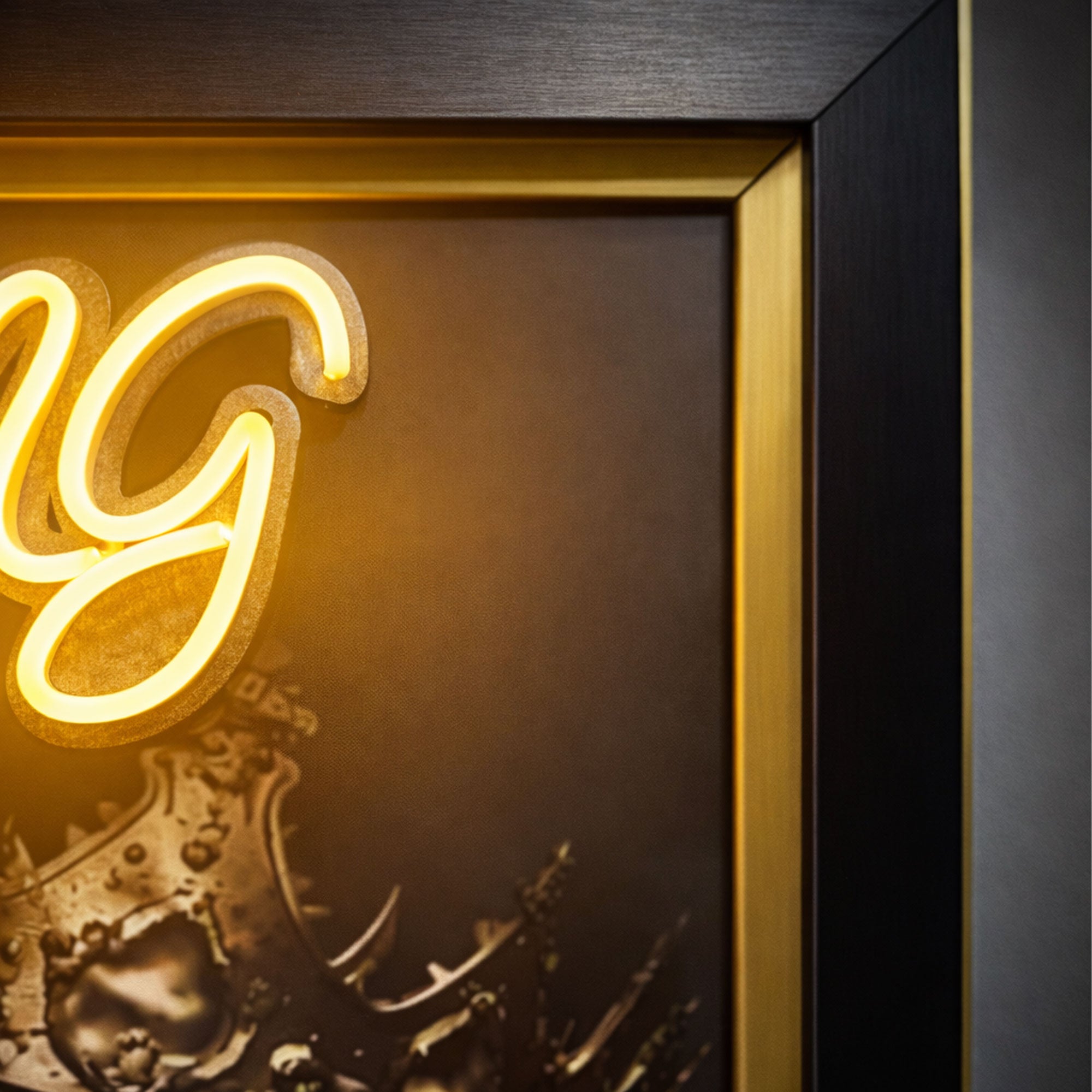 Gorilla Portrait – KING Neon Wall Art