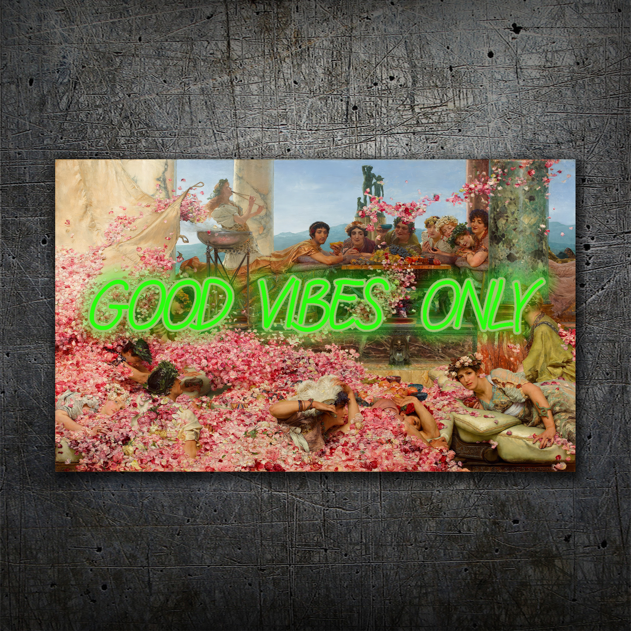 Good Vibes Only – Renaissance & Roman Inspired Neon Wall Art