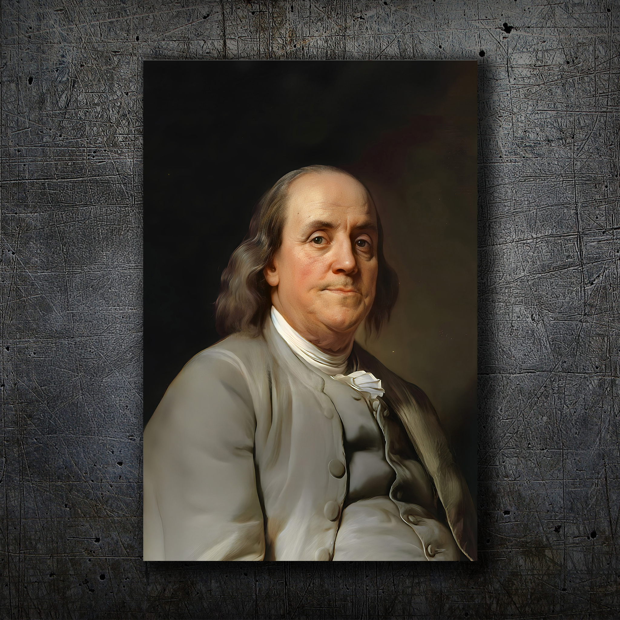 Money Talks - Benjamin Franklin Neon Wall Art Decor
