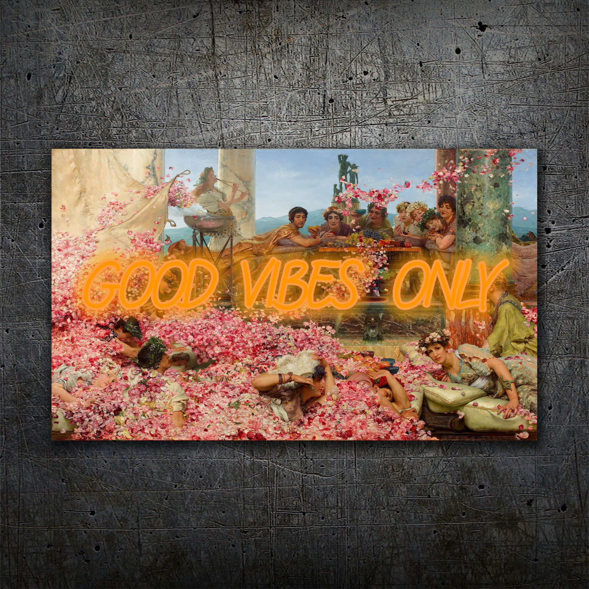 Good Vibes Only – Renaissance & Roman Inspired Neon Wall Art