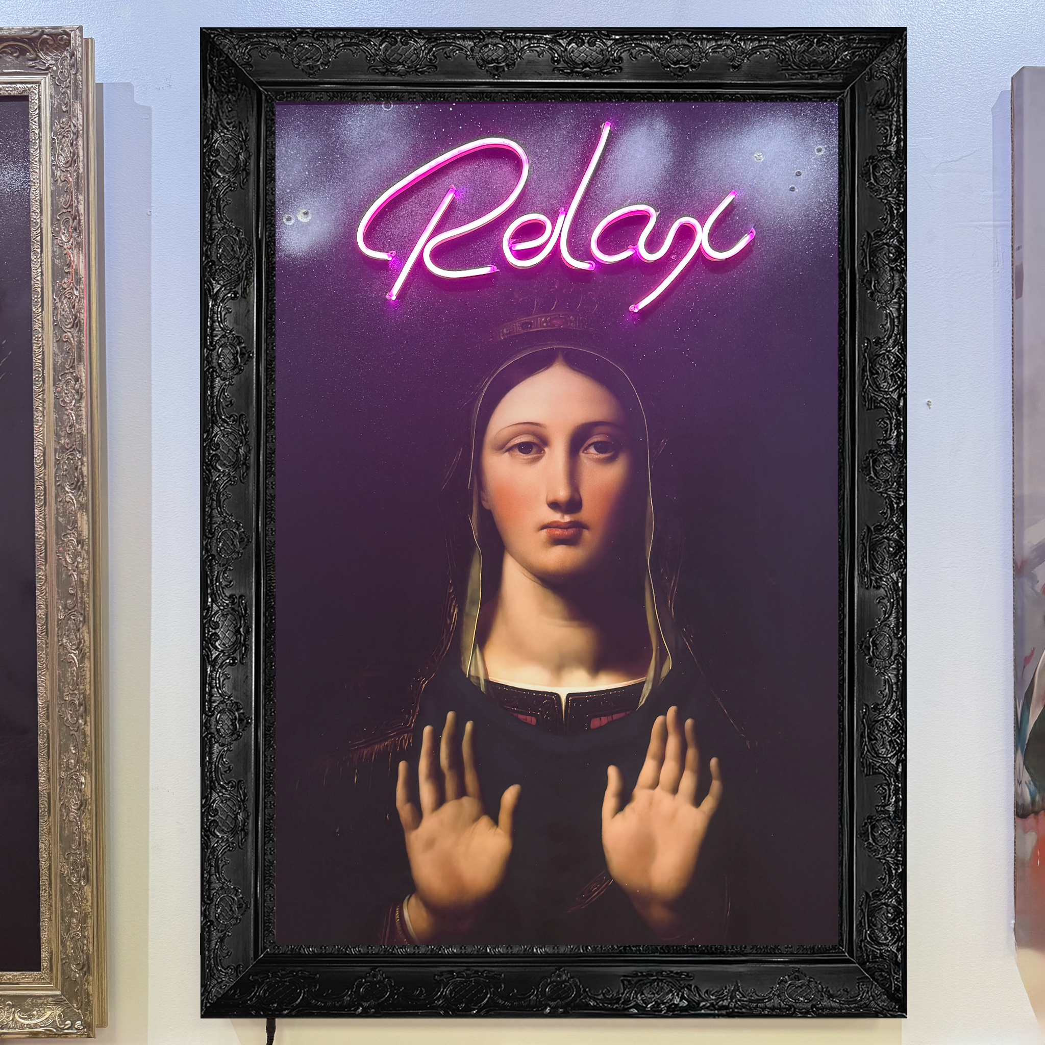 Relax – Neon Wall Art – Renaissance Inspired