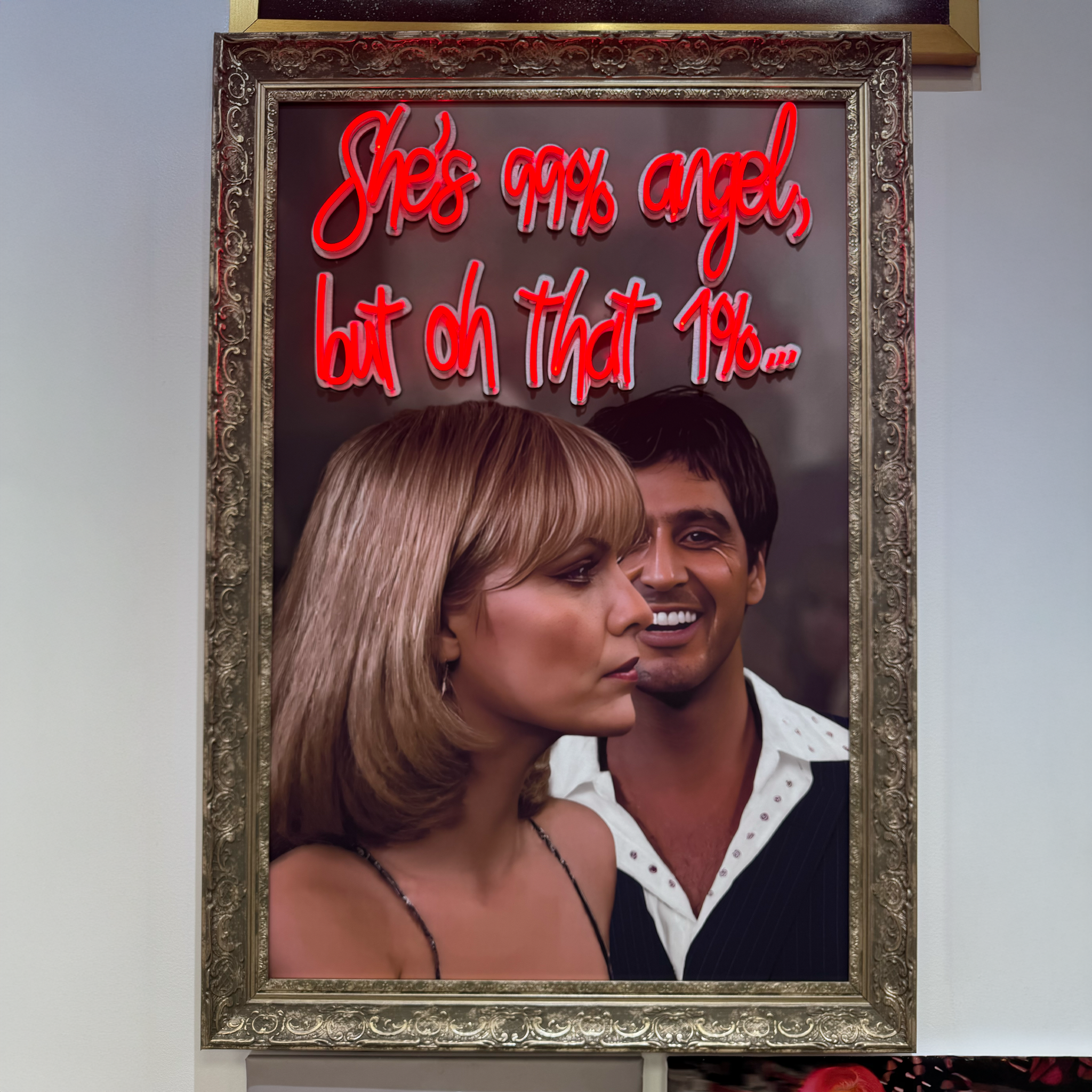 She’s 99% Angel, But Oh That 1% – Statement Neon Wall Art