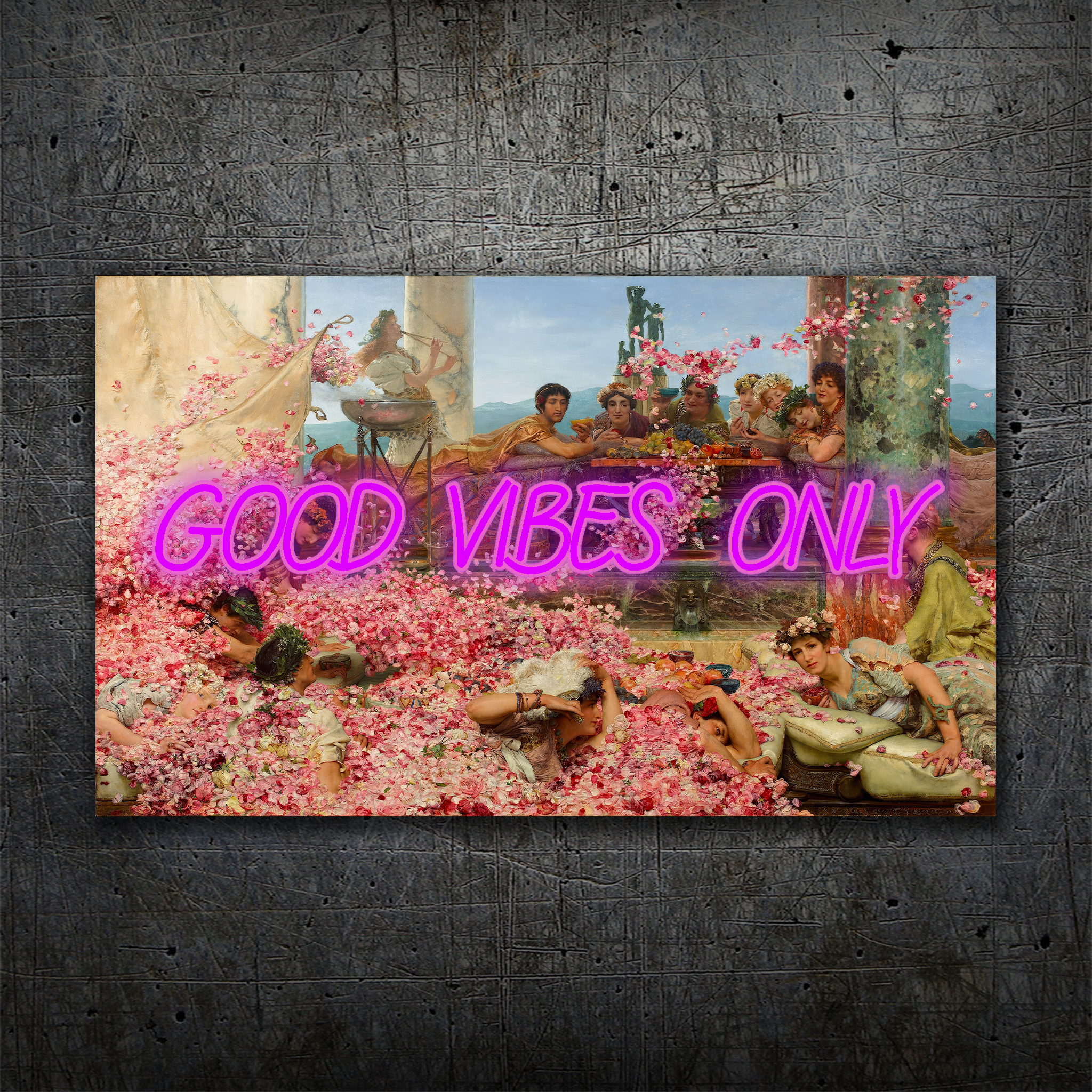 Good Vibes Only – Renaissance & Roman Inspired Neon Wall Art
