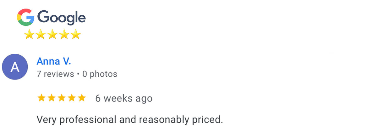 Google review screenshot