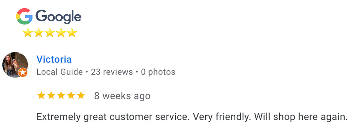 Google review screenshot