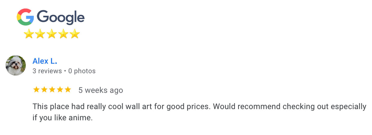 Google review screenshot