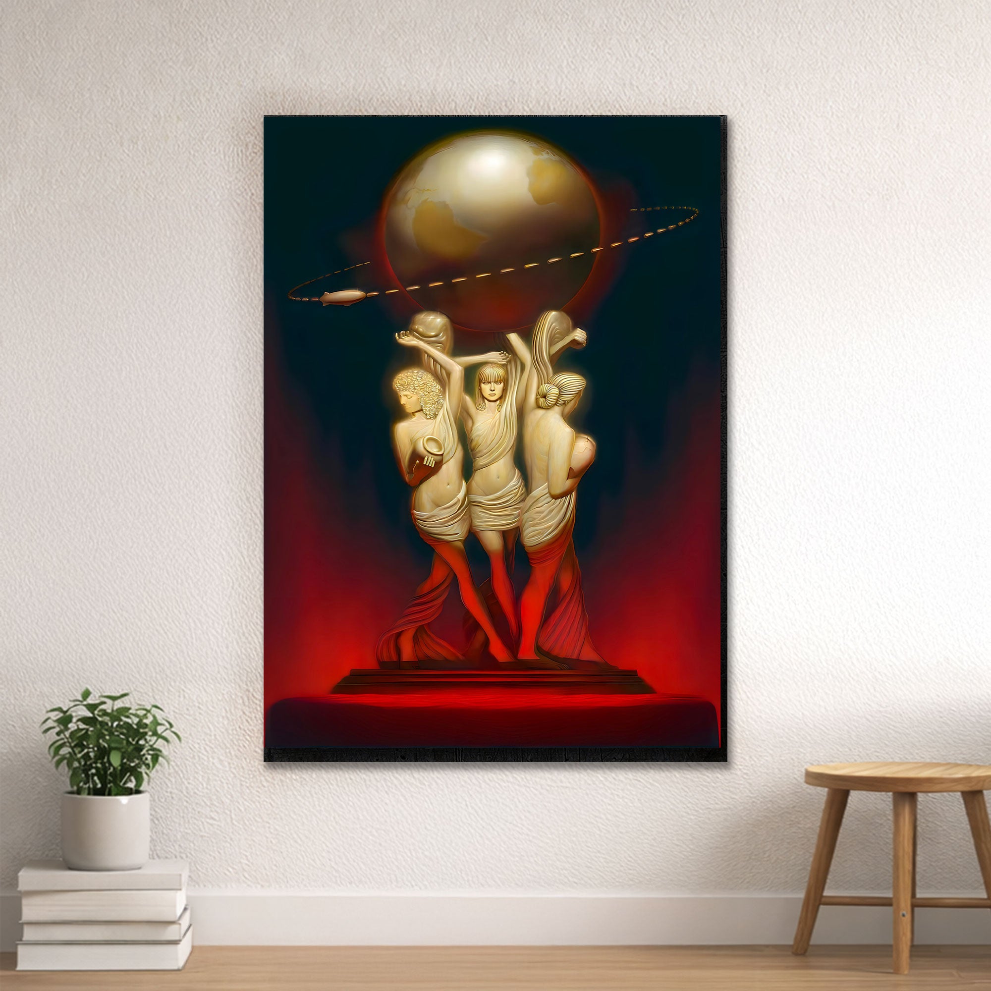 The World Is Yours – Neon Inspired Wall Art