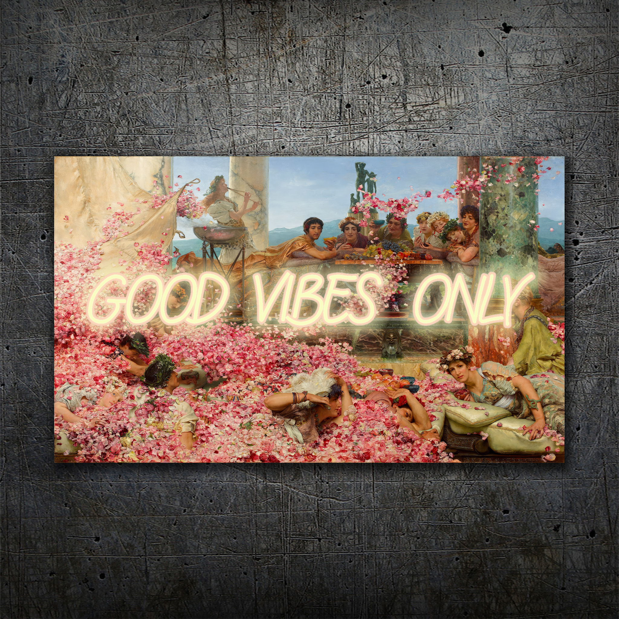 Good Vibes Only – Renaissance & Roman Inspired Neon Wall Art