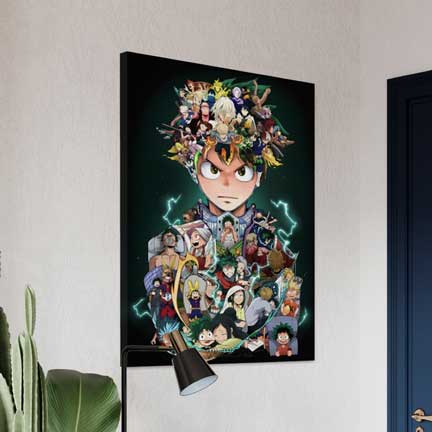 My hero orders academia painting